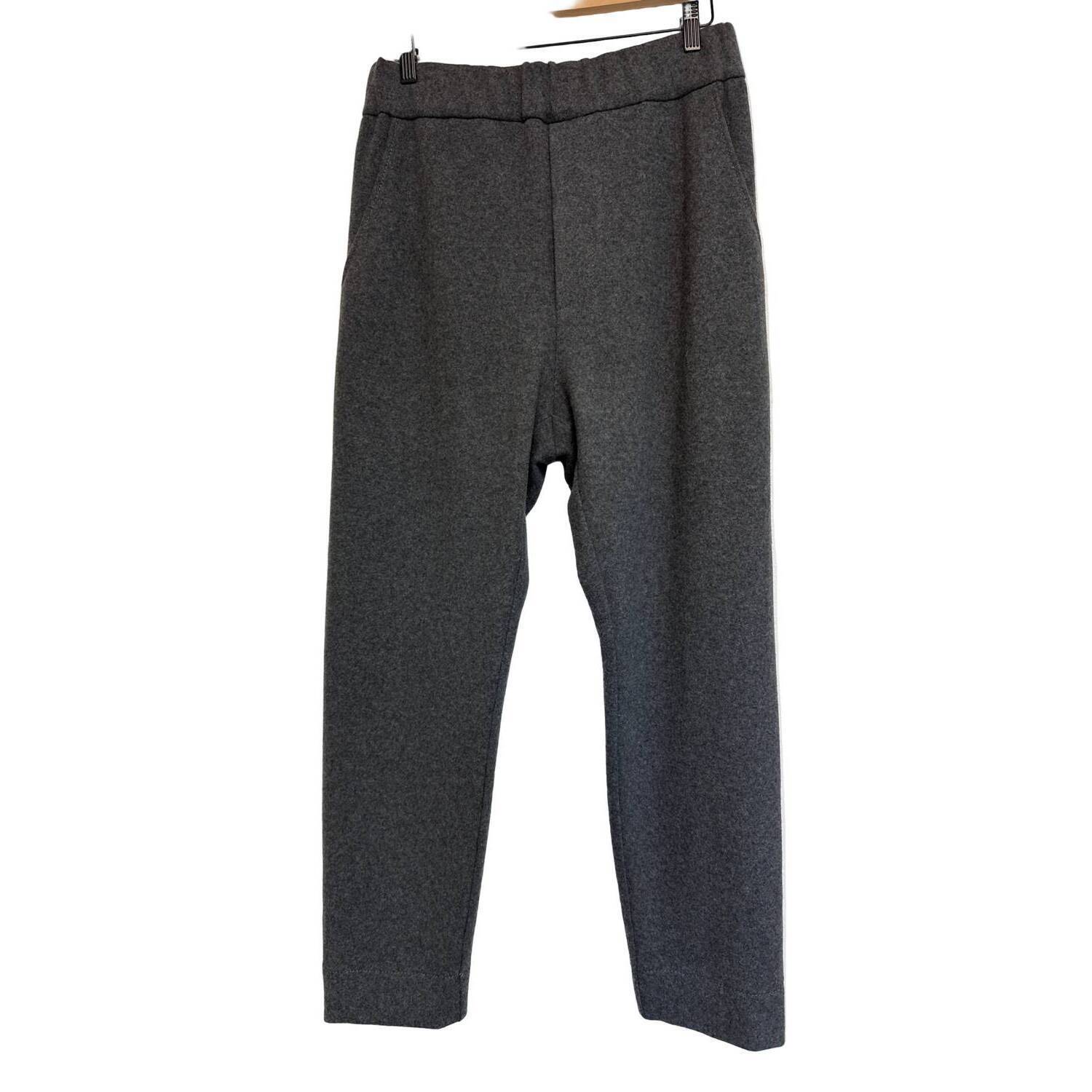 New Susanne Bommer Women's Wool Jersey Pant In Grey